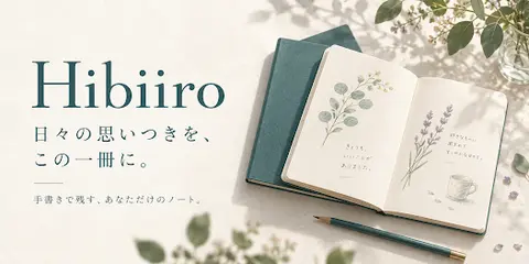 ノートアプリ HibiiroのGoogle Play掲載画像